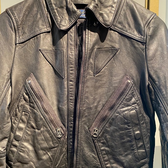 Polo Ralph Lauren Black Leather Jacket - Picture 9 of 9